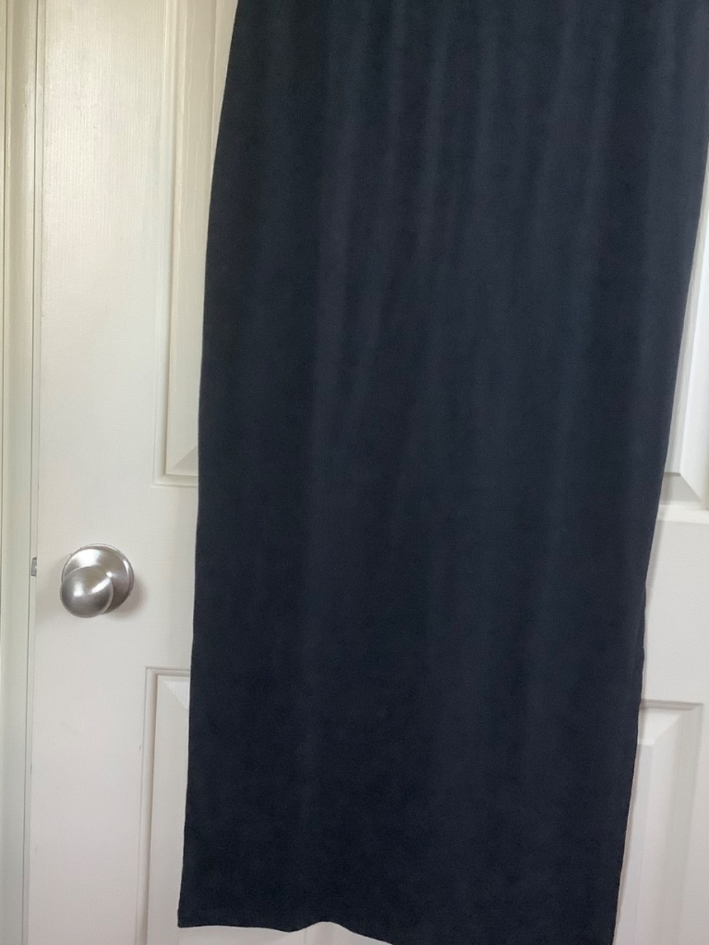 FRAME Le Muscle Cap Sleeve Maxi Dress Noir SZ M - Picture 4 of 13